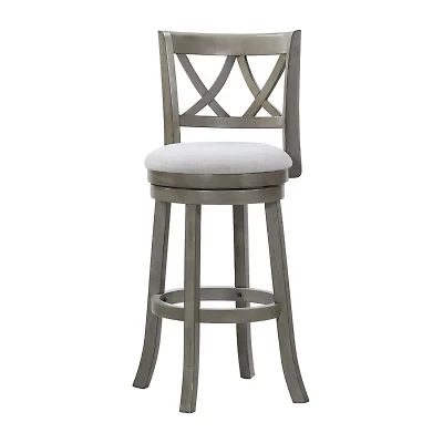 Upholstered Swivel Bar Stool