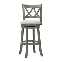 Upholstered Swivel Bar Stool
