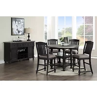 AVALON FURNITURE Oval Wood-Top Dining Table