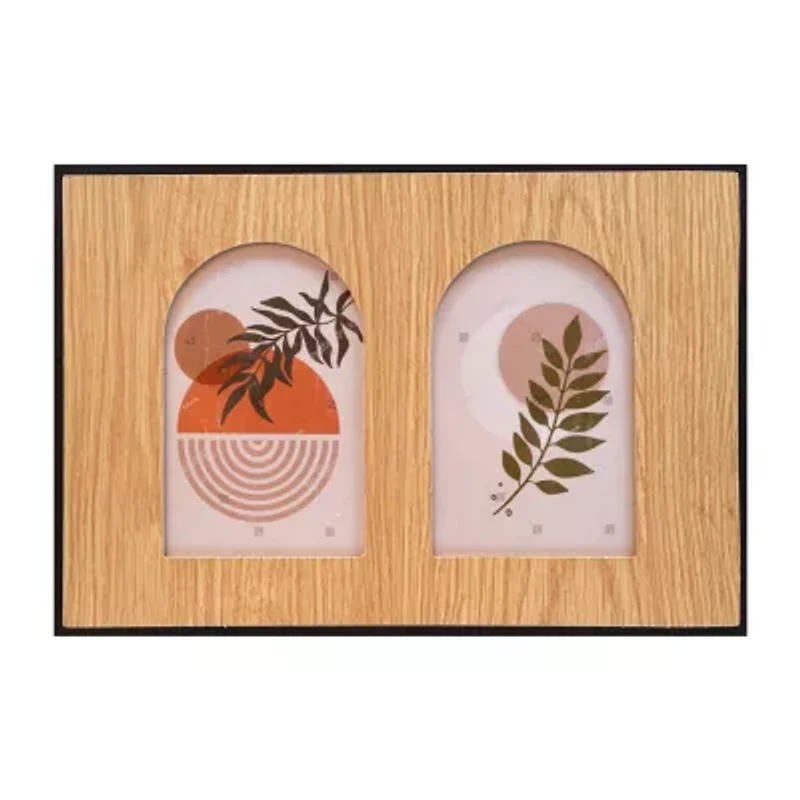 Concepts In Time 2x46 Op Nat/Blk Arch Mat Photo 2-Opening Tabletop Frame