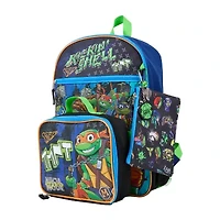 Licensed Teenage Mutant Ninja Turtles Kickin' Shell 5 Piece Backpack Set