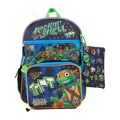Licensed Teenage Mutant Ninja Turtles Kickin' Shell 5 Piece Backpack Set
