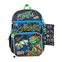 Licensed Teenage Mutant Ninja Turtles Kickin' Shell 5 Piece Backpack Set