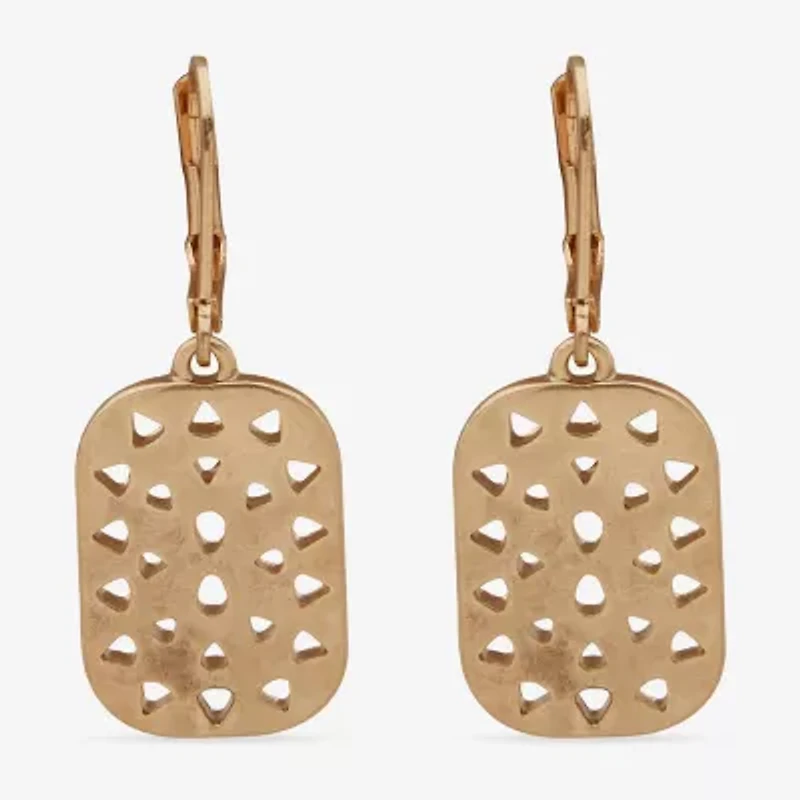 a.n.a Gold Tone Womens Drop Earrings