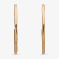 a.n.a Gold Tone Womens 34.2mm Hoop Earrings