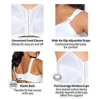 Exquisite Form Fully Unlined Wireless Full Coverage Bra 5100530