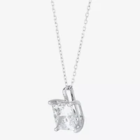 (Si2 /H-I) Womens 3 CT. T.W. Lab Grown White Diamond 14K Gold 18 Inch Pendant Necklace