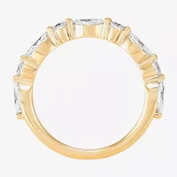 (H-I / Si2) Womens 1 CT. T.W. Lab Grown White Diamond 10K Gold Wedding Band