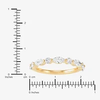 (H-I / Si2) Womens 1 CT. T.W. Lab Grown White Diamond 10K Gold Wedding Band
