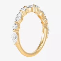 (H-I / Si2) Womens 1 CT. T.W. Lab Grown White Diamond 10K Gold Wedding Band