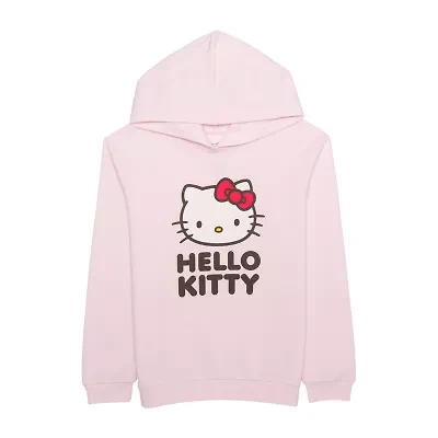 Little & Big Kid Girls Long Sleeve Hello Kitty Fleece Hoodie