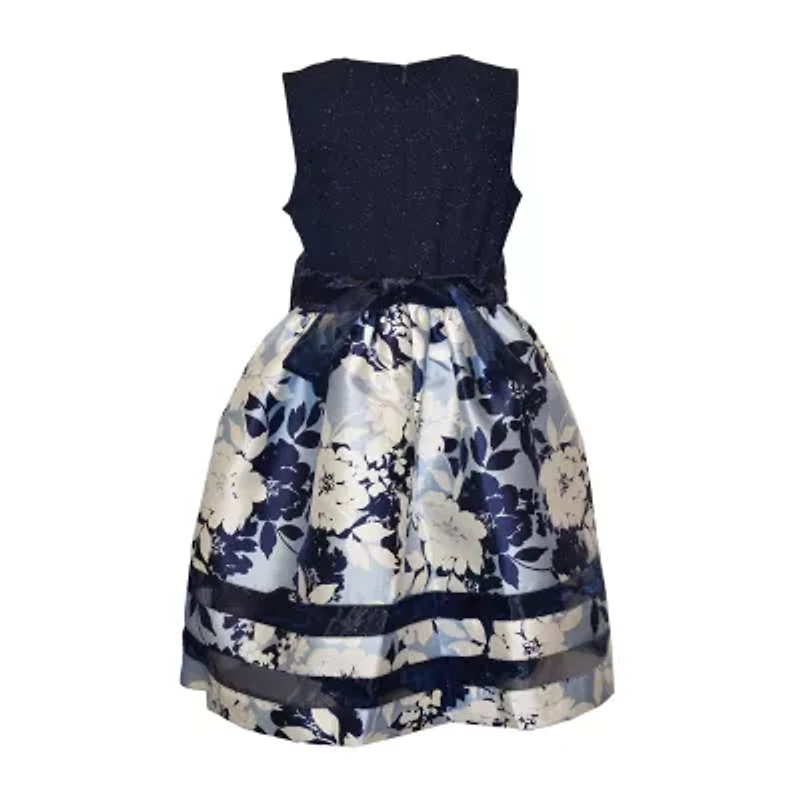 Bonnie Jean Big Kid Girls Plus Sleeveless Fit + Flare Dress