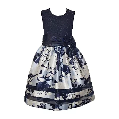 Bonnie Jean Big Kid Girls Plus Sleeveless Fit + Flare Dress