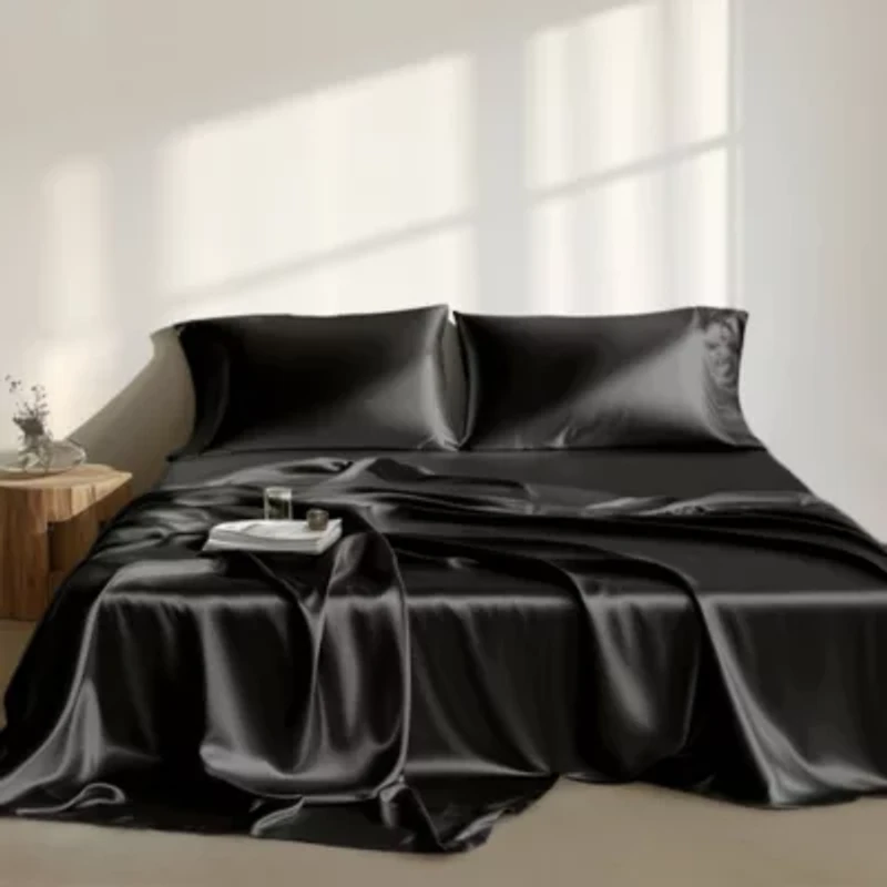 Madison Park Essentials Solid Satin 6-pc. Sheet Set