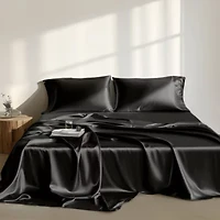 Madison Park Essentials Solid Satin 6-pc. Sheet Set
