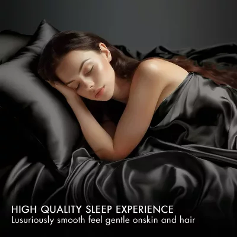 Madison Park Essentials Solid Satin 6-pc. Sheet Set