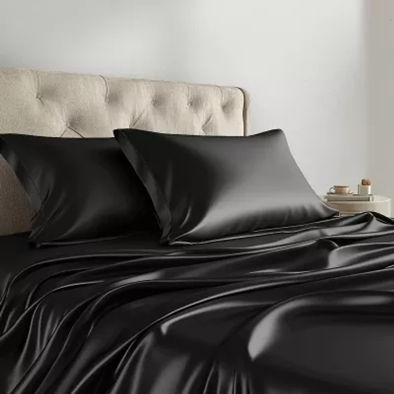Madison Park Essentials Solid Satin 6-pc. Sheet Set