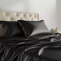 Madison Park Essentials Solid Satin 6-pc. Sheet Set