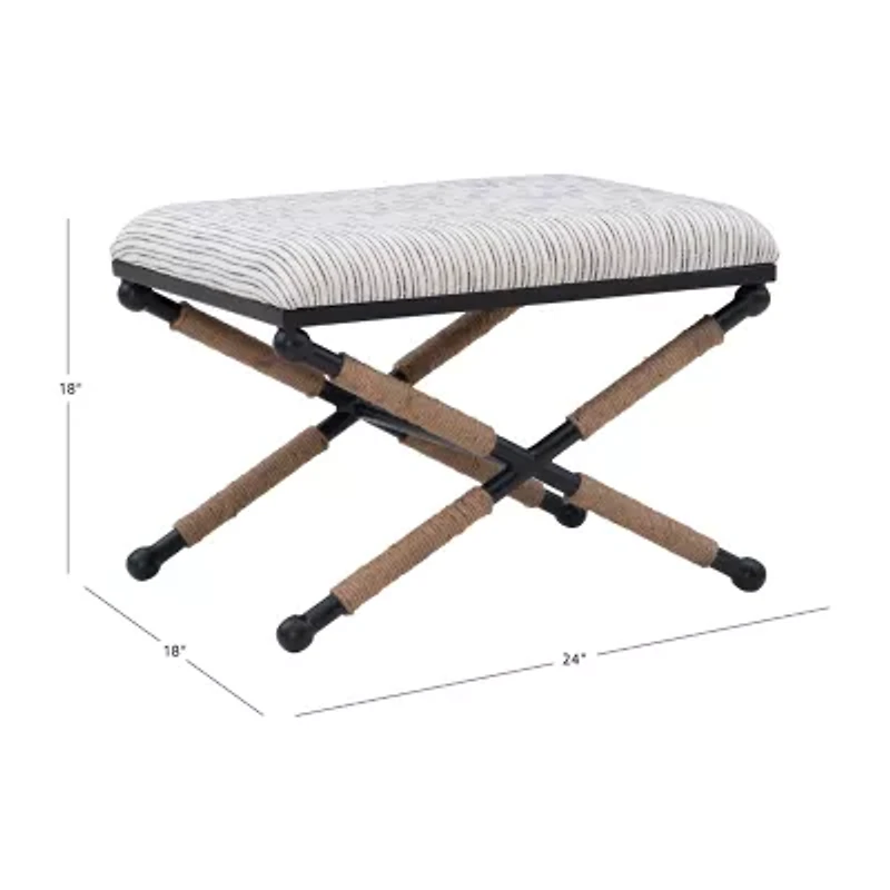 Arjean Living Room Collection Upholstered Footstool