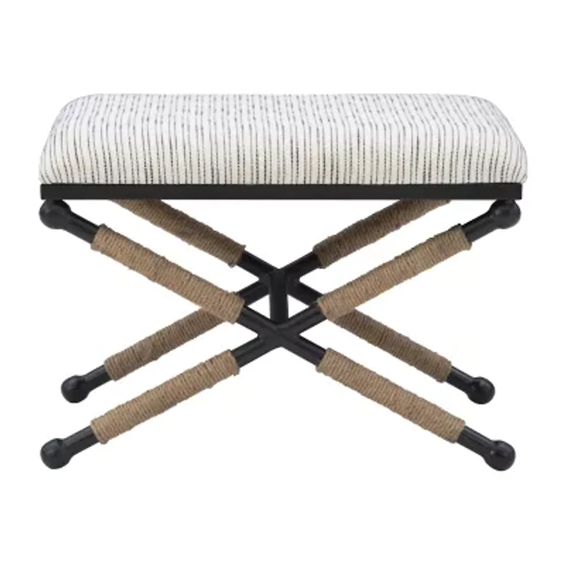 Arjean Living Room Collection Upholstered Footstool