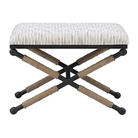 Arjean Living Room Collection Upholstered Footstool