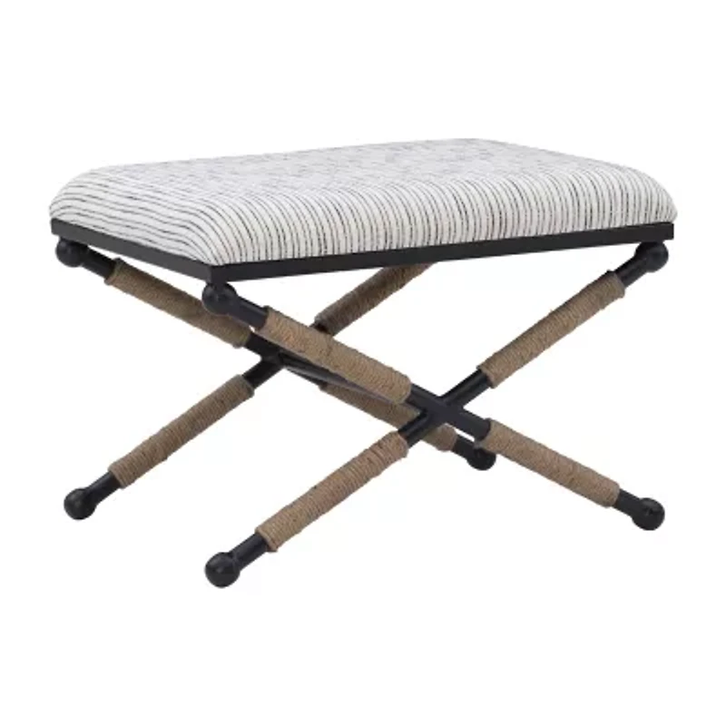 Arjean Living Room Collection Upholstered Footstool