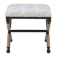 Arjean Living Room Collection Upholstered Footstool