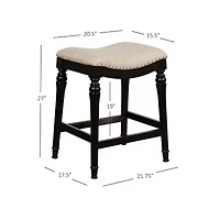 Lockhart Big and Tall Backless Counter Stool