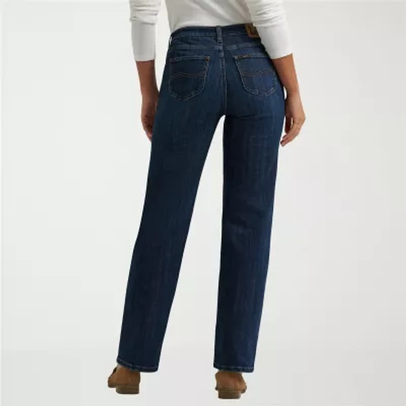 Lee Legendary Relax Fit Jean Stretch Fabric Womens Mid Rise Relaxed