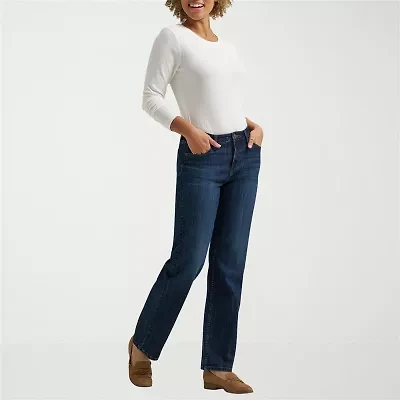 Lee Legendary Relax Fit Jean Stretch Fabric Womens Mid Rise Relaxed