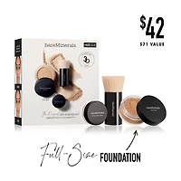bareMinerals The Original Get Started Kit 3-Piece Mineral Makeup Set