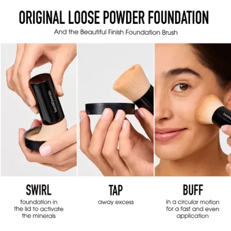 bareMinerals The Original Get Started Kit 3-Piece Mineral Makeup Set