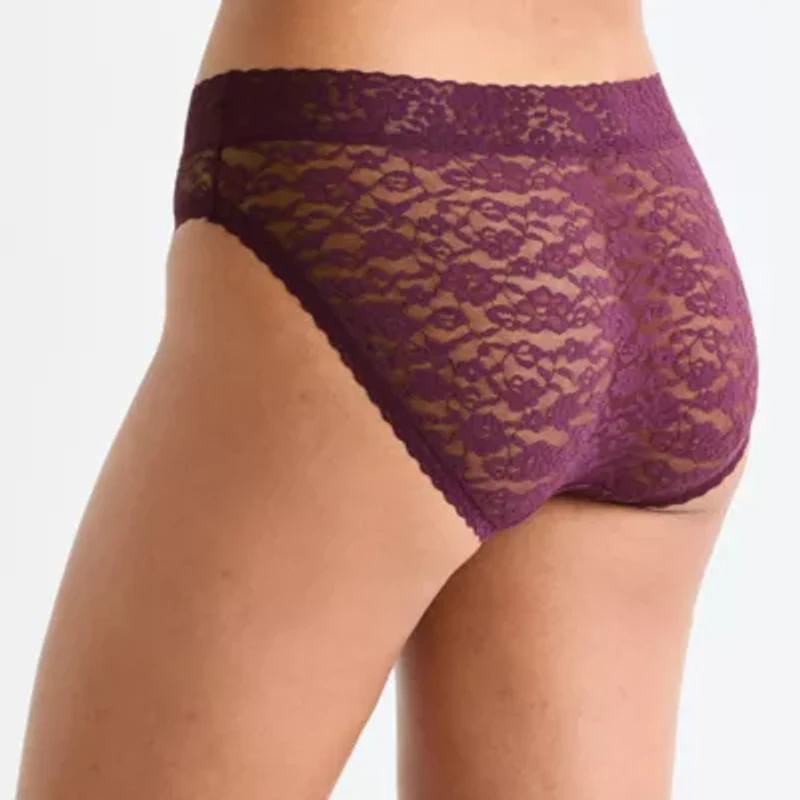 Ambrielle Everyday Lace High Cut Panty