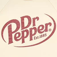 Dr Pepper Crew Sweatshirt Womens Neck Long Sleeve Juniors