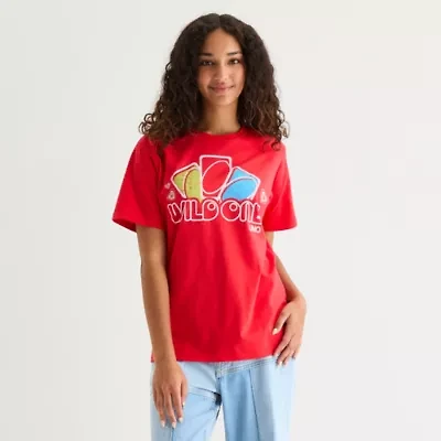 Grayson Threads, The Label Uno Boyfriend Tee Womens Crew Neck Short Sleeve Regular Fit Juniors Graphic T-Shirt