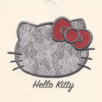 Womens Sweetheart Neck Short Sleeve Fitted Hello Kitty Juniors Graphic T-Shirt