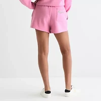 Grayson Threads, The Label Peanuts 75th Social Club Fleece Short Womens Mid Rise Juniors Pull-On