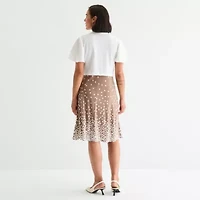 Perceptions Womens Bordered Jacket Dress
