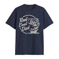 Mens Short Sleeve Reel Cool Dad Graphic T-Shirt