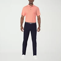 PGA TOUR Horizontal Print Mens Classic Fit Short Sleeve Polo Shirt