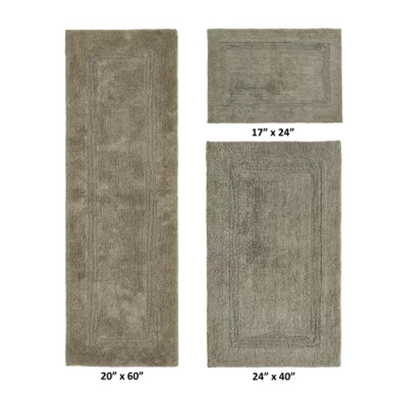 Better Trends Lux Tufted Mat 3-pc. Bath Rug Set