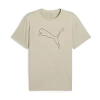 PUMA Mens Crew Neck Short Sleeve Regular Fit Graphic T-Shirt