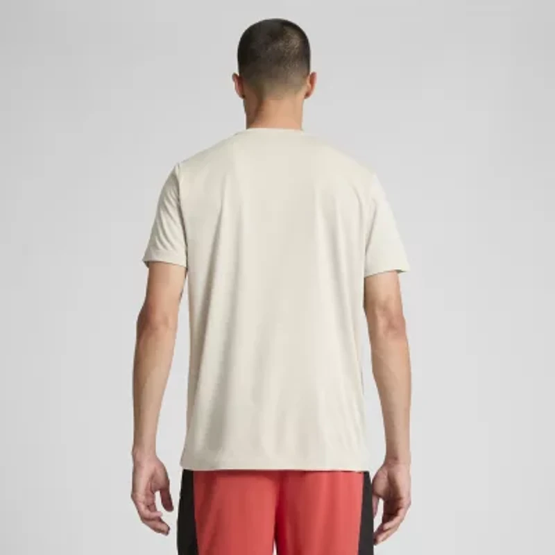 PUMA Mens Crew Neck Short Sleeve Regular Fit Graphic T-Shirt