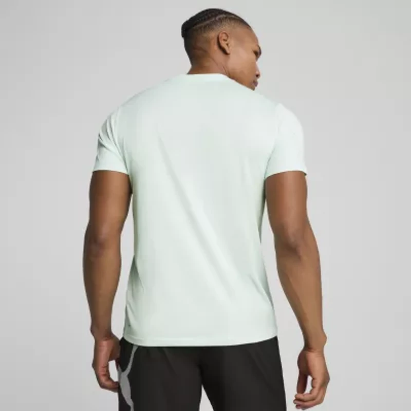 PUMA Mens Crew Neck Short Sleeve Regular Fit Graphic T-Shirt