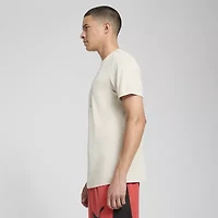 PUMA Mens Crew Neck Short Sleeve Regular Fit Graphic T-Shirt