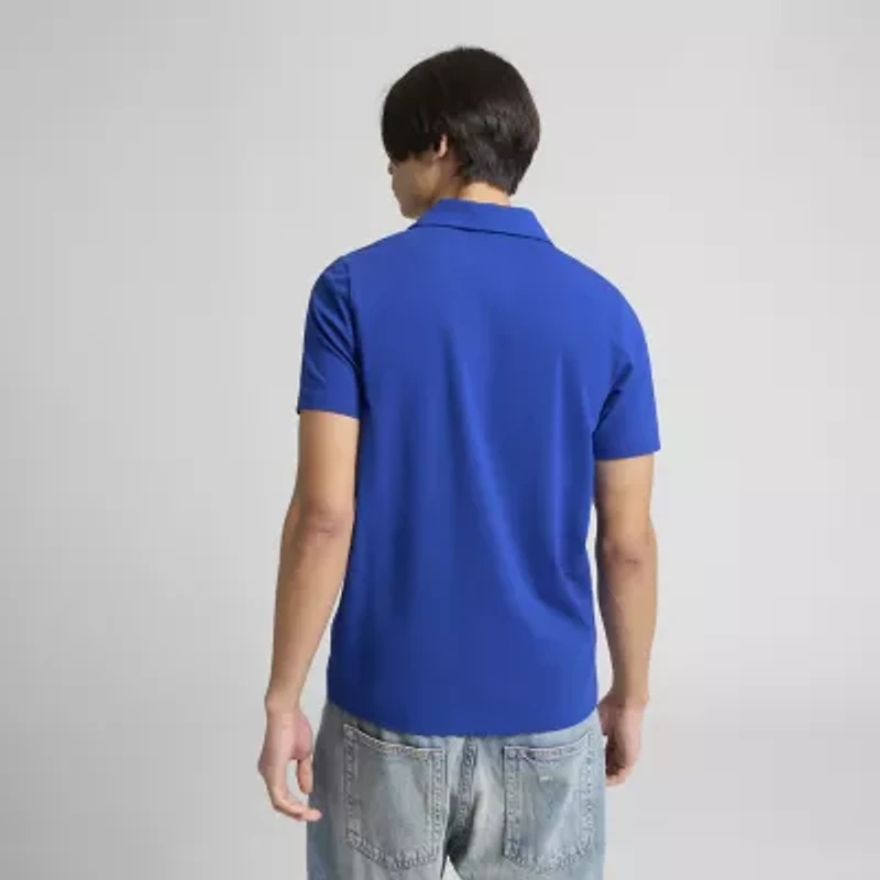 PUMA Mens Regular Fit Short Sleeve Polo Shirt