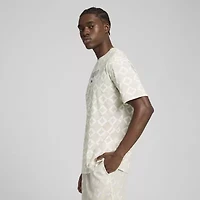 PUMA Mens Crew Neck Short Sleeve Active T-Shirt
