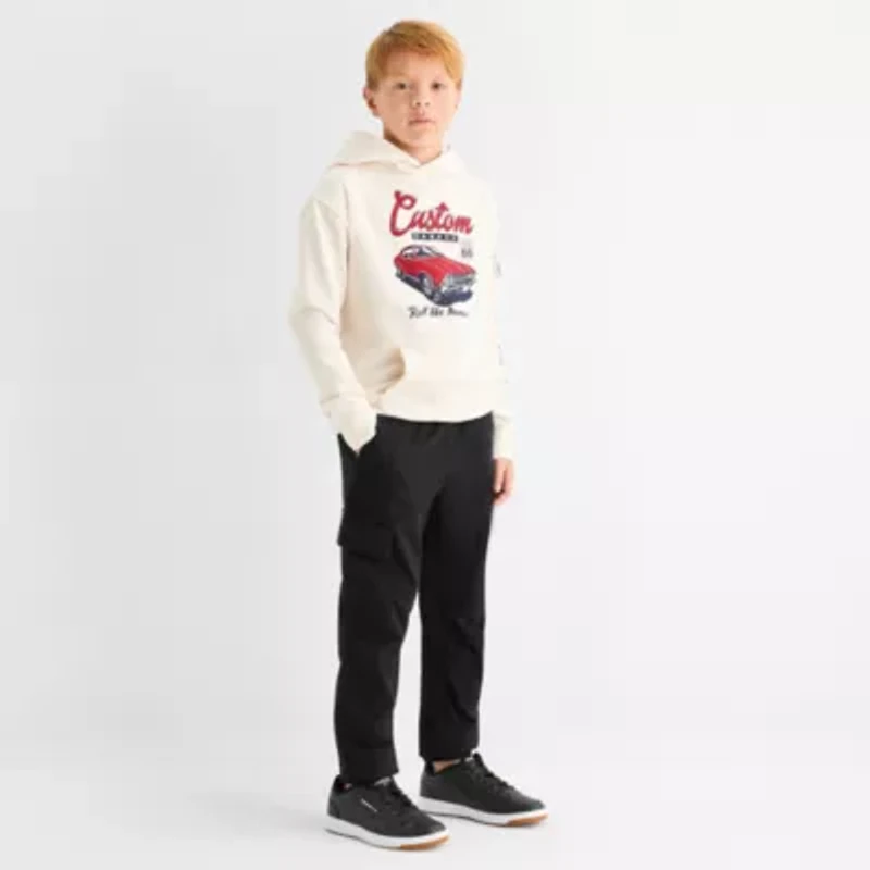 Thereabouts Pull-On Jogger Little & Big Kid Boys Adjustable Waist Cuffed Cargo Pant