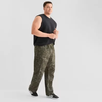 Arizona Mens Adjustable Waist Loose Fit Big and Tall Cargo Pant