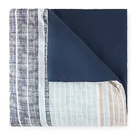 Home Expressions Mercer Stripes Complete Bedding Set With Sheets